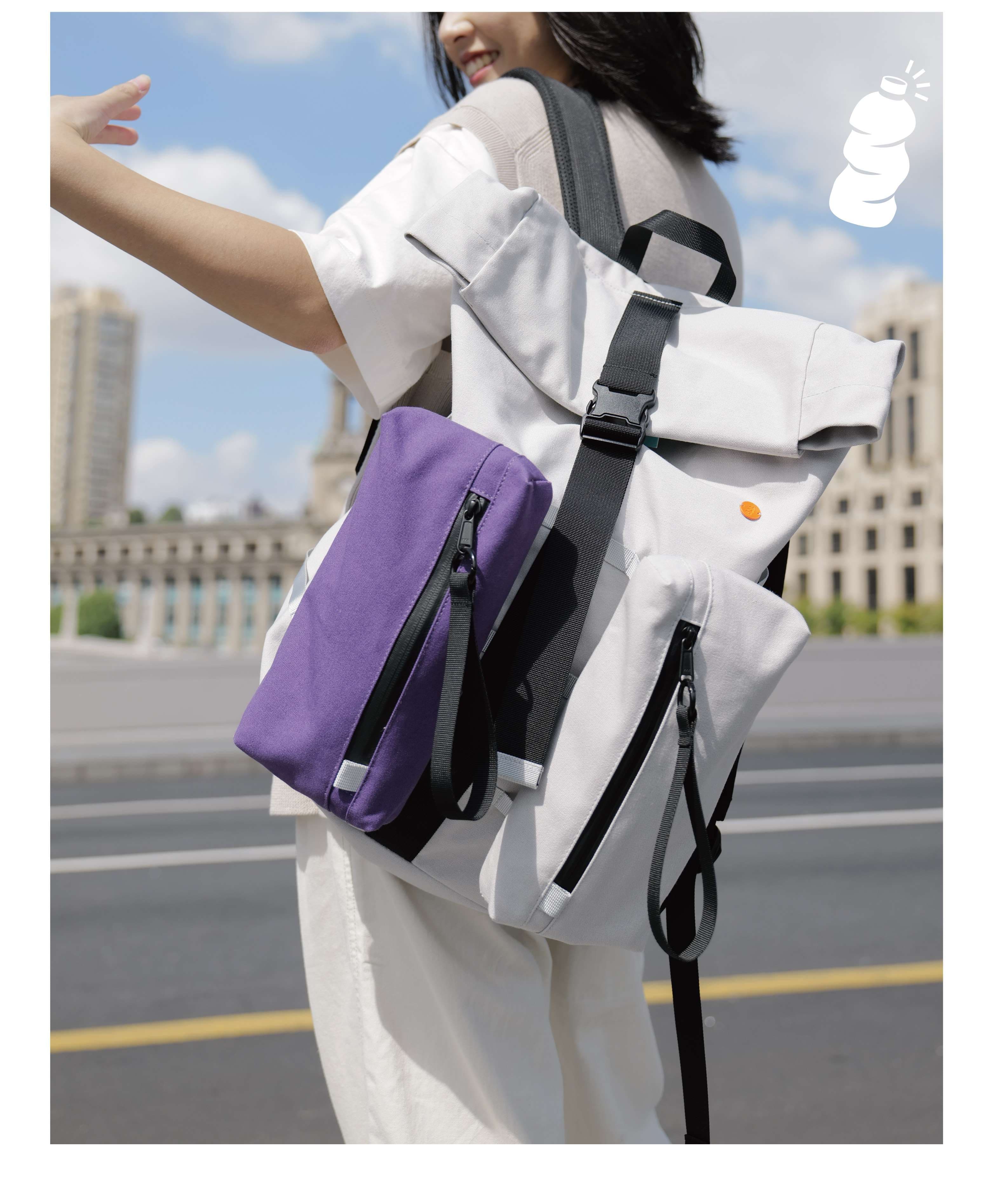 防水リュック 防水素材 二重ファスナー カジュアルリュック